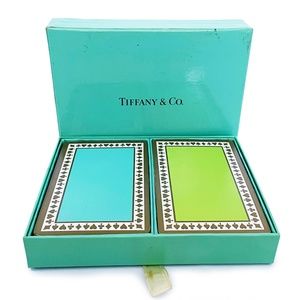 Vintage Tiffany & Co Playing Card Set in Box 1879 Design HTF